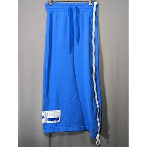 Nike Sportswear Womens Fleece Long Skirt Blue Chunky Zipper Sport Streetwear XS